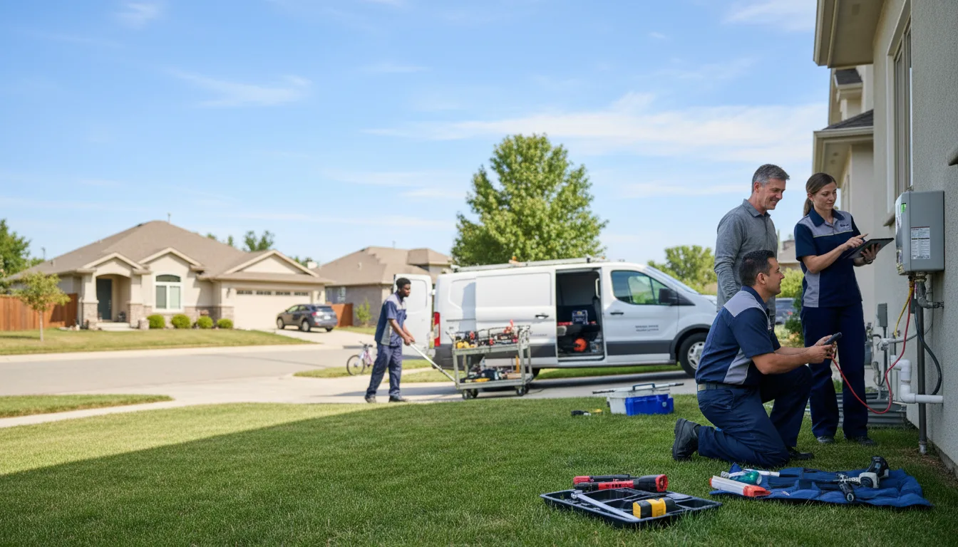 Tankless water heater service in Claude, TX